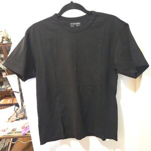 EUC Lady White Company Black All Cotton Medium